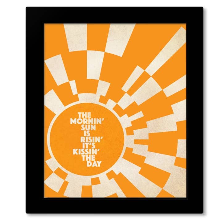 Song Lyrics Art - Wholesale Art Print - Wheel in the Sky by Journey - Song Lyrics Music Quote Art