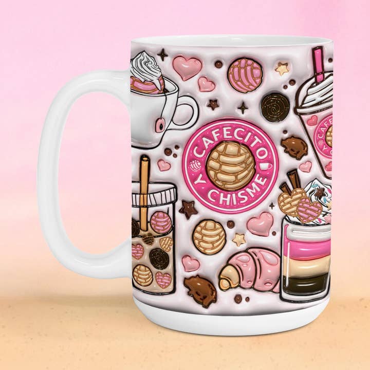 NVC Ecommerce LLC - Wholesale Coffee Mug - Cafecito Y Chisme Mug, Coffee Mug, Coffee Lover Gift0