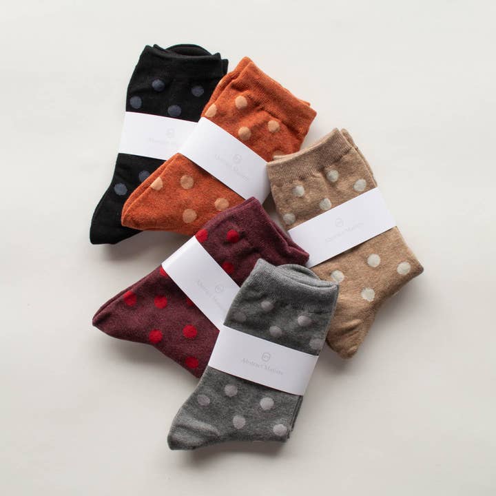 Tiepology - Wholesale Socks - Women's - Polka Dots Casual Socks2