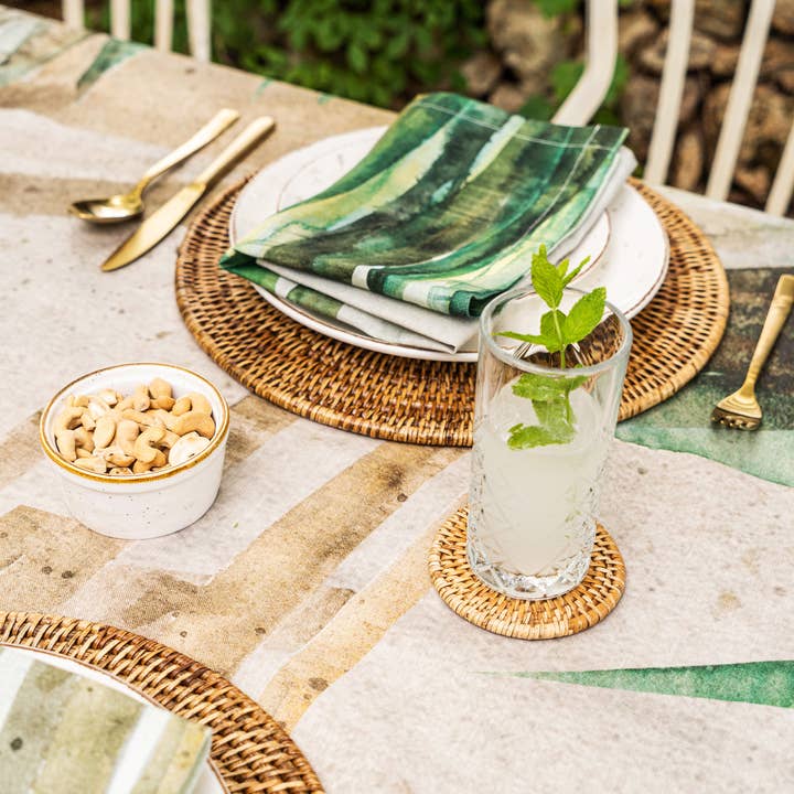 The Napking – wholesale Tablecloth – “Bamboo” Tablecloths - 100% made in Italy