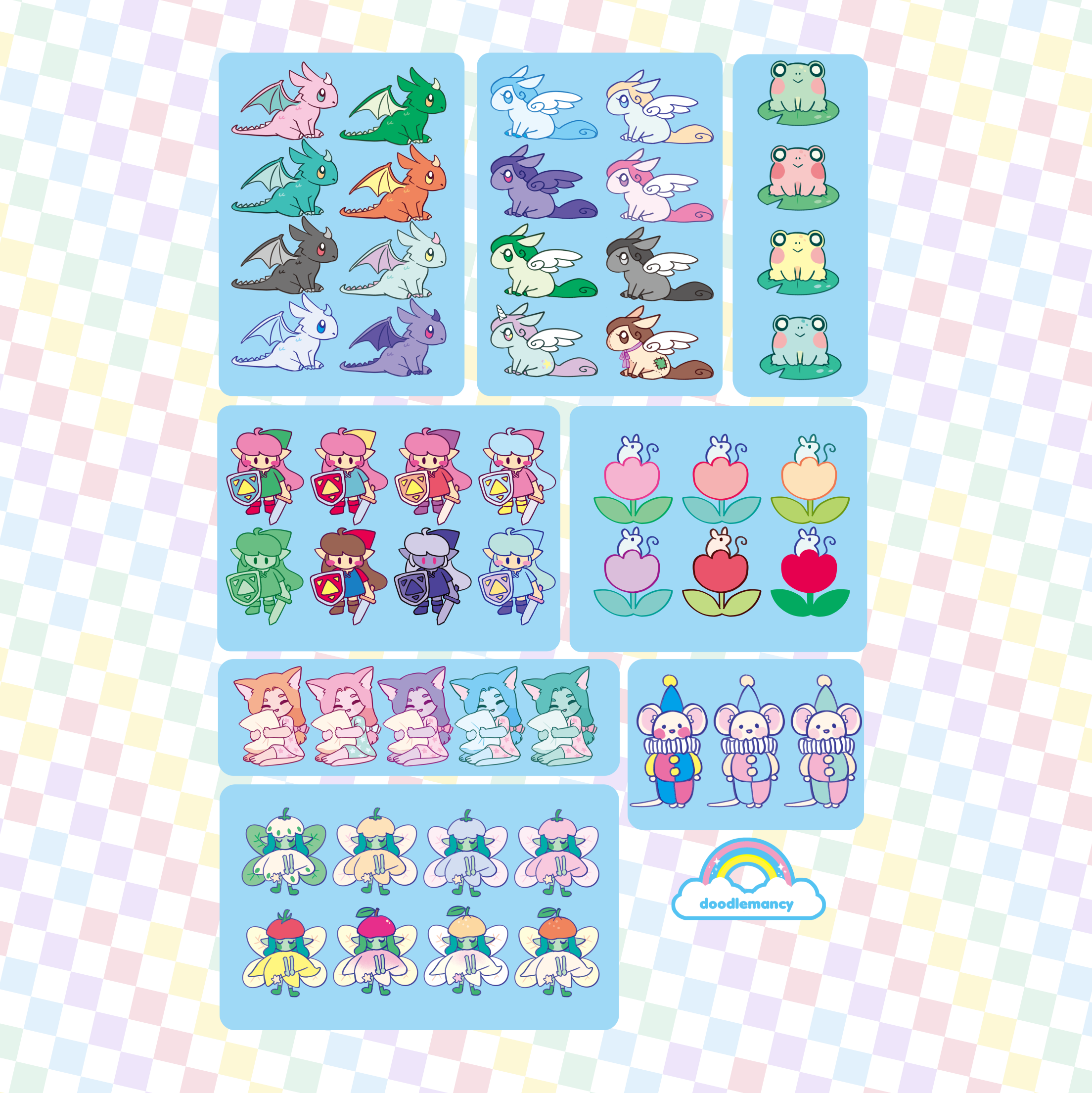doodlemancy - Wholesale Sticker - doodlemancy Value Sampler1