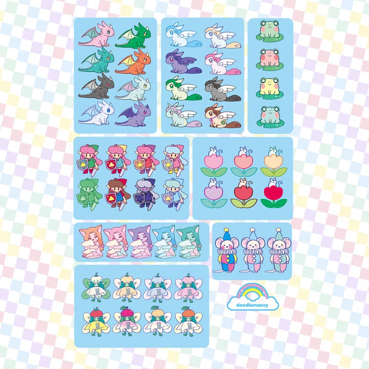 doodlemancy - Wholesale Sticker - doodlemancy Value Sampler1