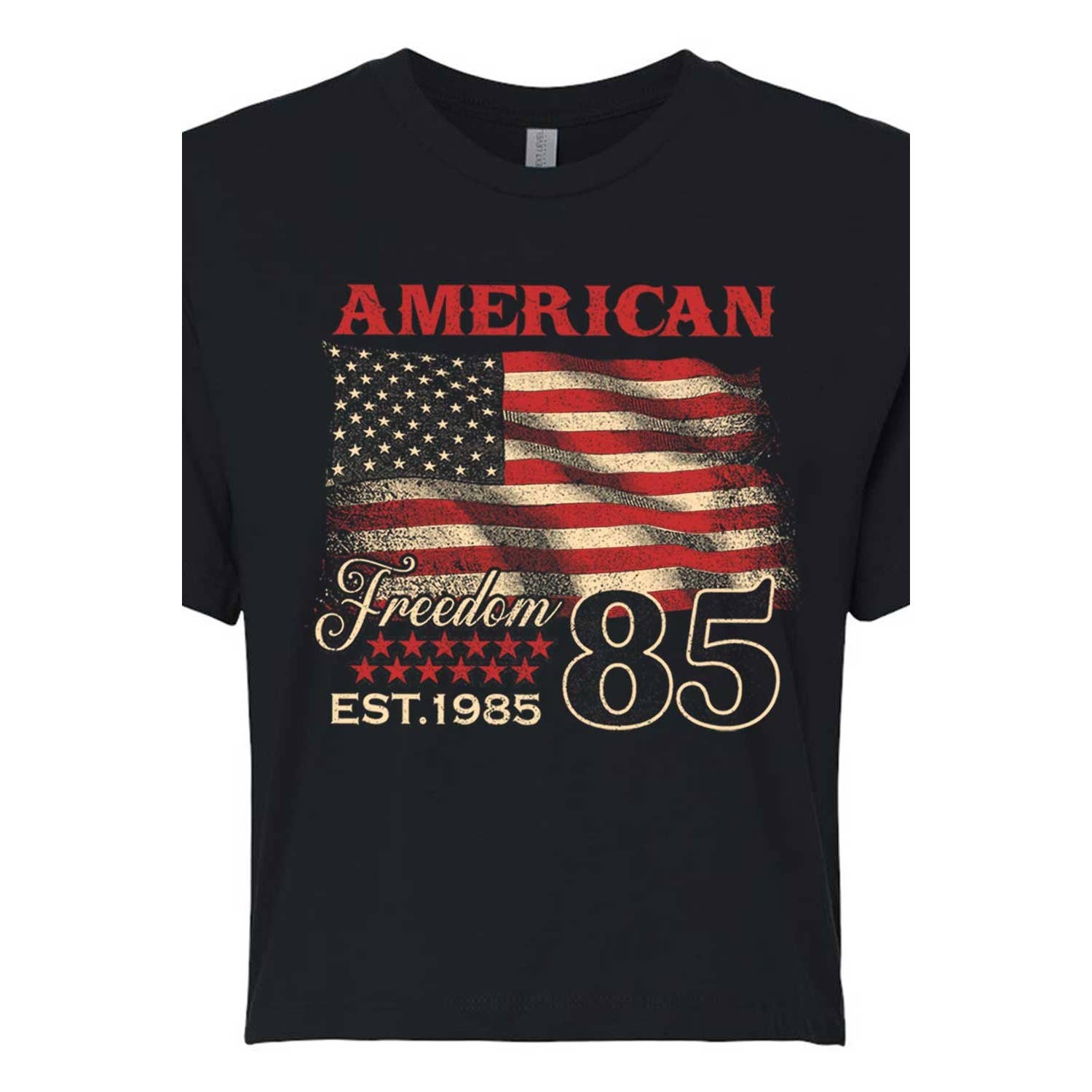 Art by Forgrand - Wholesale T-Shirt - Women's - AMERICAN FREEDOM 85 CROP TOP4