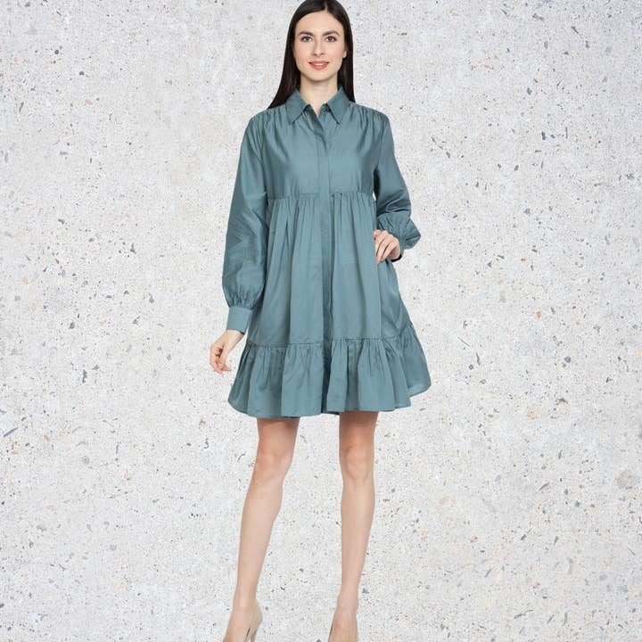 Abito a camicia Malia per la vendita all'ingrosso da parte di Love Stone Fashion LLC.