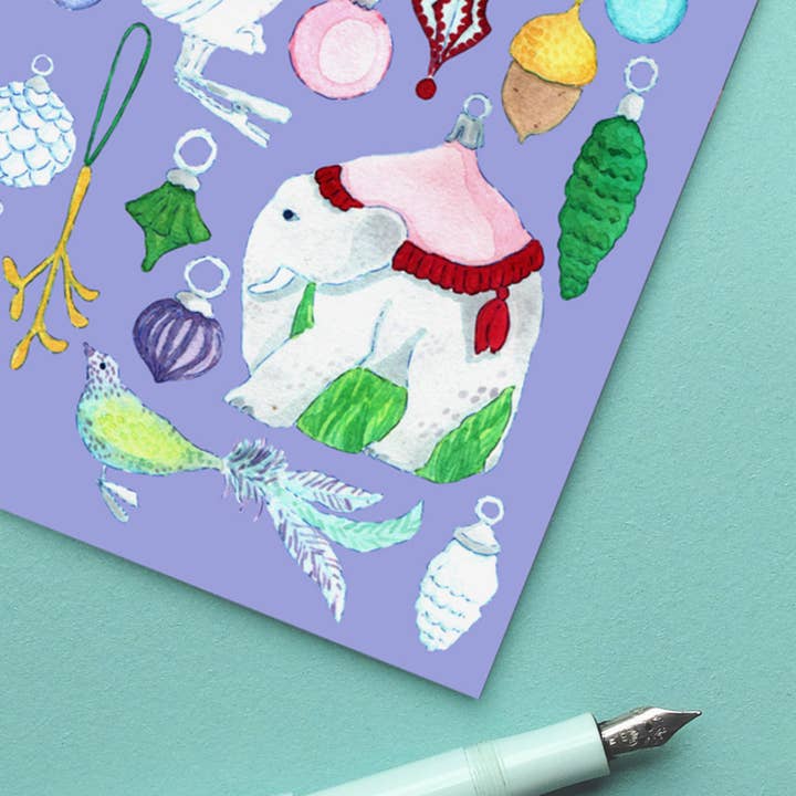 Carte postale décoration de Noël pour la vente par Wonder Of Today