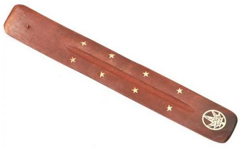 Gypsy Rose - Wholesale Incense holder - CANNABIS LEAF WOOD INCENSE Ash Catcher BURNER 0