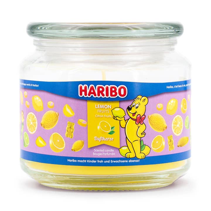 Elements of Fragrance – wholesale Jar/filled candle – Lemon Fruits - 300g Scented Haribo Candle0