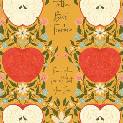 Amicreative - Wholesale Thank You Card - Golden Teacher – Thank You Card for Educators & Mentors1