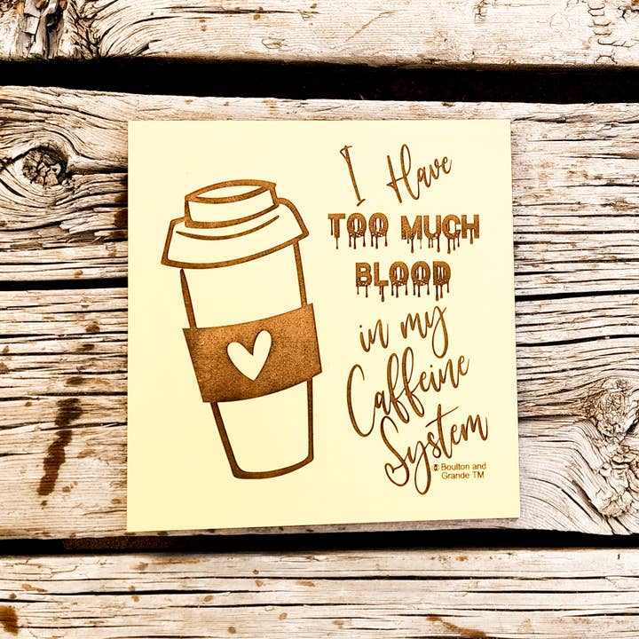 Necesita cafeína para venta al por mayor de Boulton and Grande