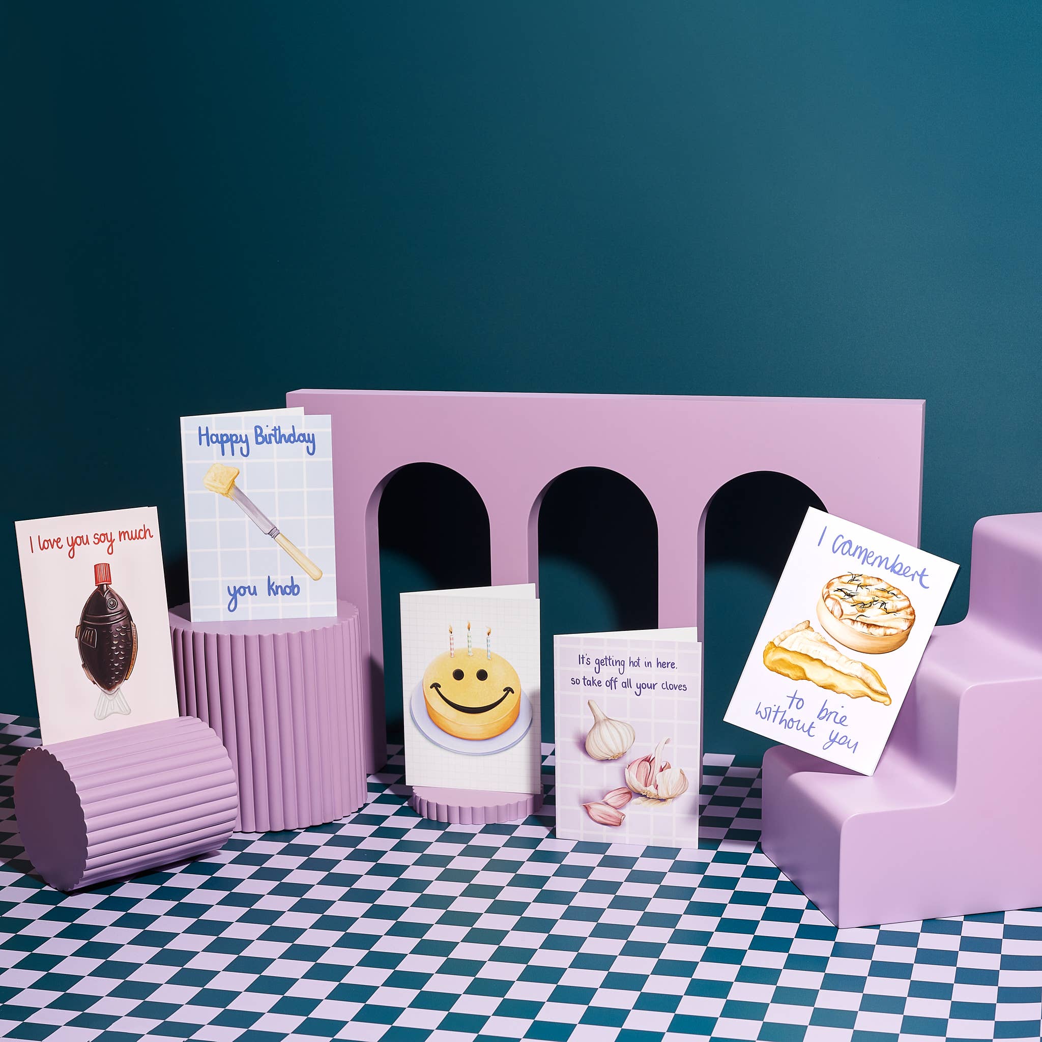 Katie Tinkler illustration - Venta al por mayor Tarjetas de San Valentín - Love You Soy Much - Tarjeta de felicitación para el día de San Valentín1