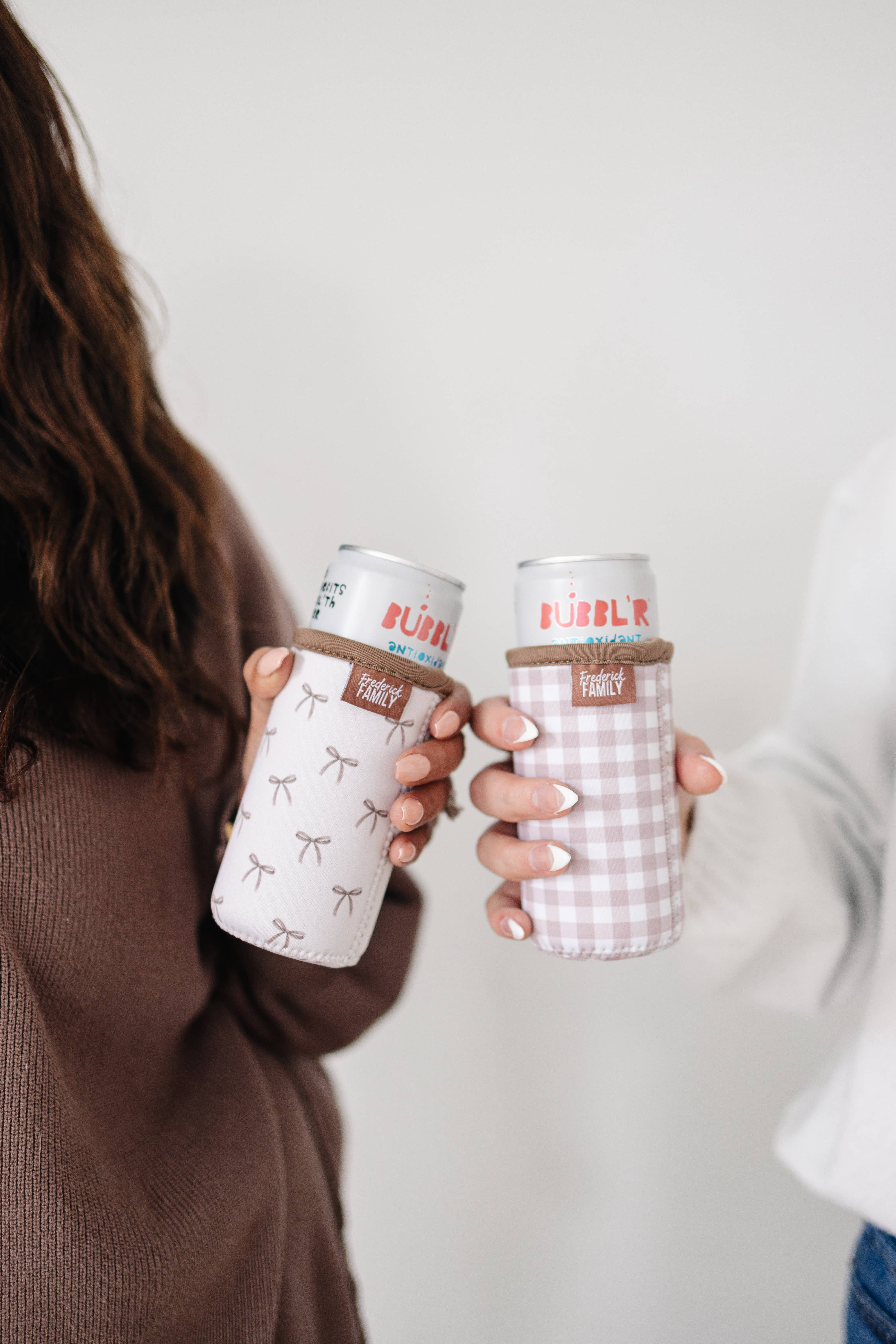 Frederick Family Co. - Wholesale Drink Huggers & Koozies - Slim Can Drink Sleeves- Reusable Neoprene Coolers with Aesthetic Patterns, 12oz Skinny Can Holder for Seltzer Energy Drinks14