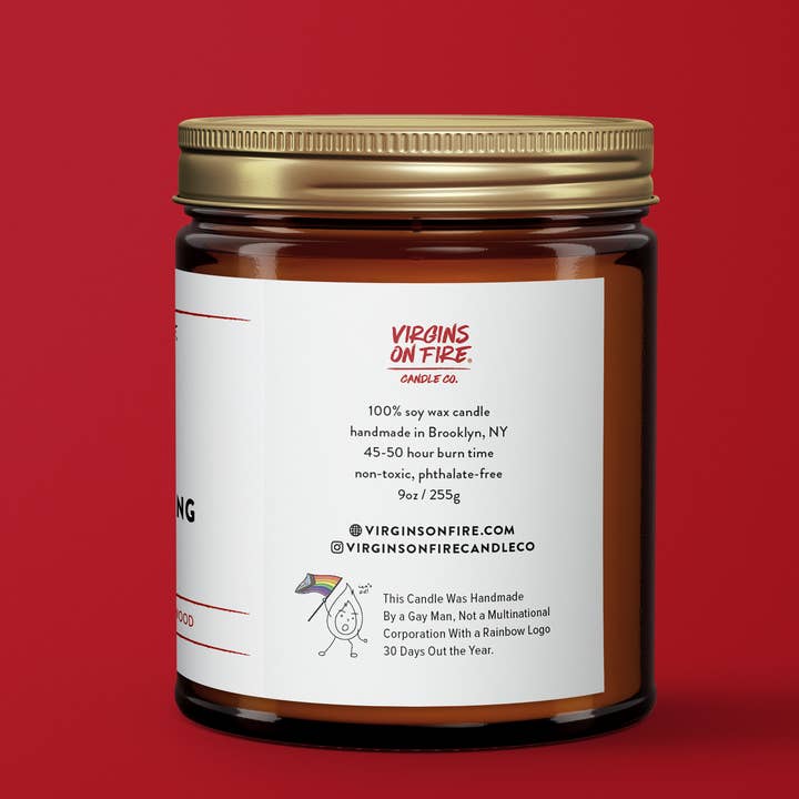 Virgins On Fire Candle Co. - Wholesale Jar/Filled Candle - FUCK IT, I'M BUYING A CABIN Honey (#1 Best Seller) 🏡 Candle