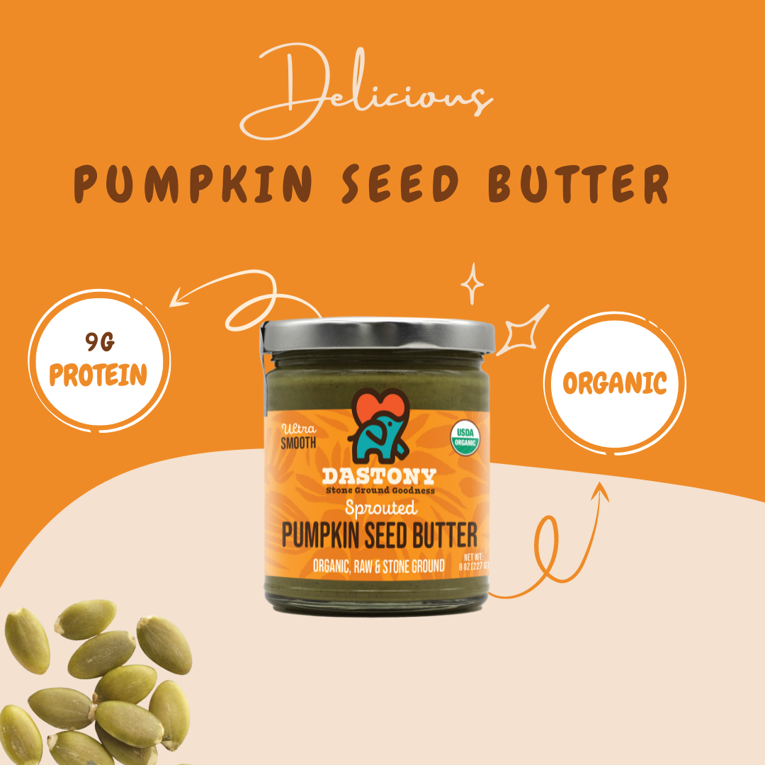 Windy City Organics – wholesale Nut butter – Organic Crunchy Sprouted Pumpkin Seed Butter4