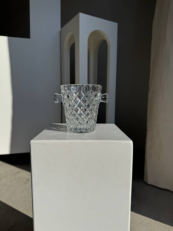 Classic vintage glass mini ice bucket H14 D12 for wholesale by Office Objets