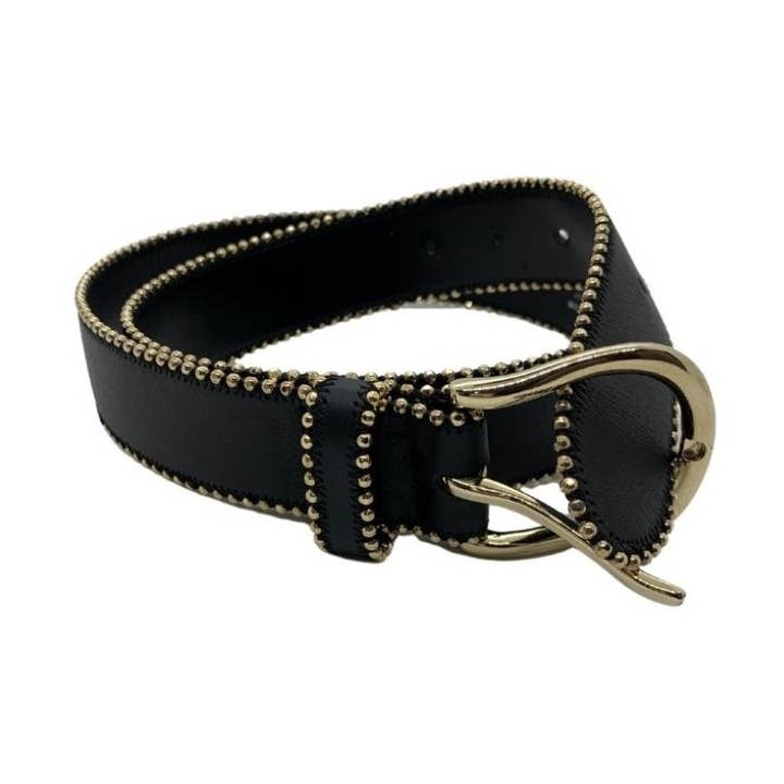 Beaded Leather Belt for wholesale by idPearl Showroom