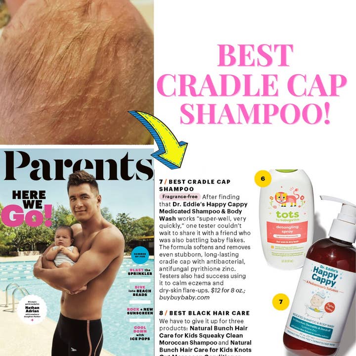 Happy Cappy - Wholesale Bath & Body Set - Baby - Happy Cappy 4 Product Bundle, Manage Cradle Cap and Dry Skin1