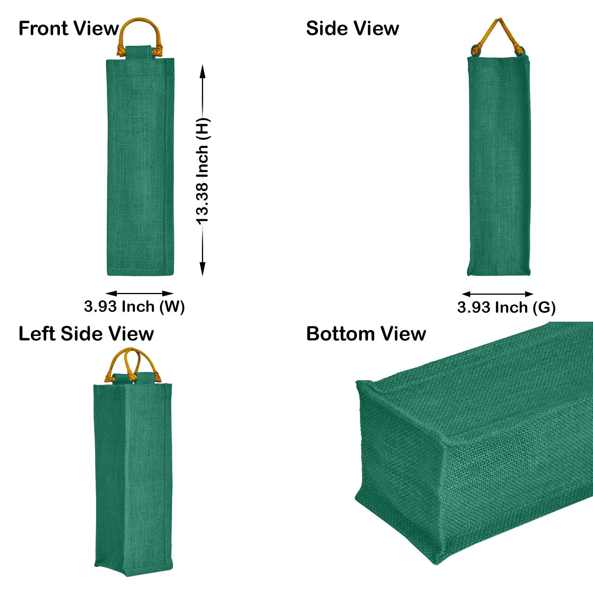 ecojutebags - Wholesale Wine Gift Bag - Eco Jute Wine Bags  7-Pack with Wooden D Handles for Gifting18