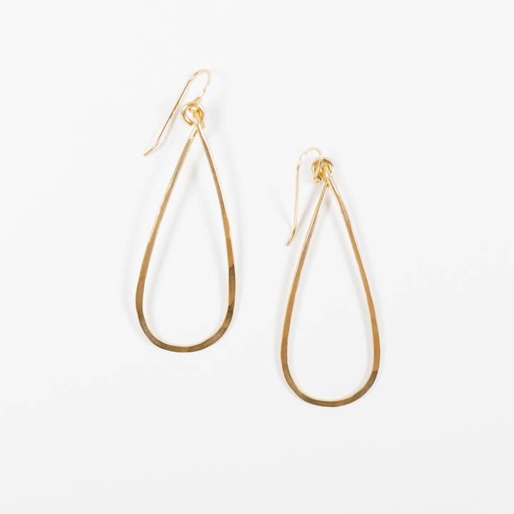 Mira Kauai – Brincos de argola por atacado – Brincos Skinny Large Leardrop0