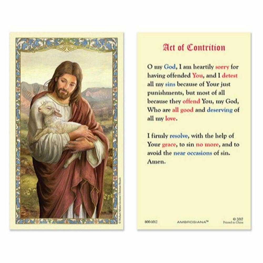 SAN JUDITAS RELIGIOUS ARTICLES - Wholesale Religious Card - CHRIST THE GOOD SHEPHERD0