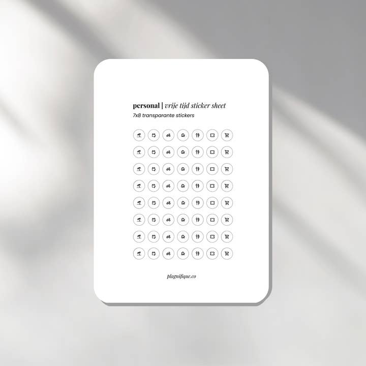 Vrije Tijd | Persoonlijk - Stickerpictogrammen voor wholesale door Plagnifique