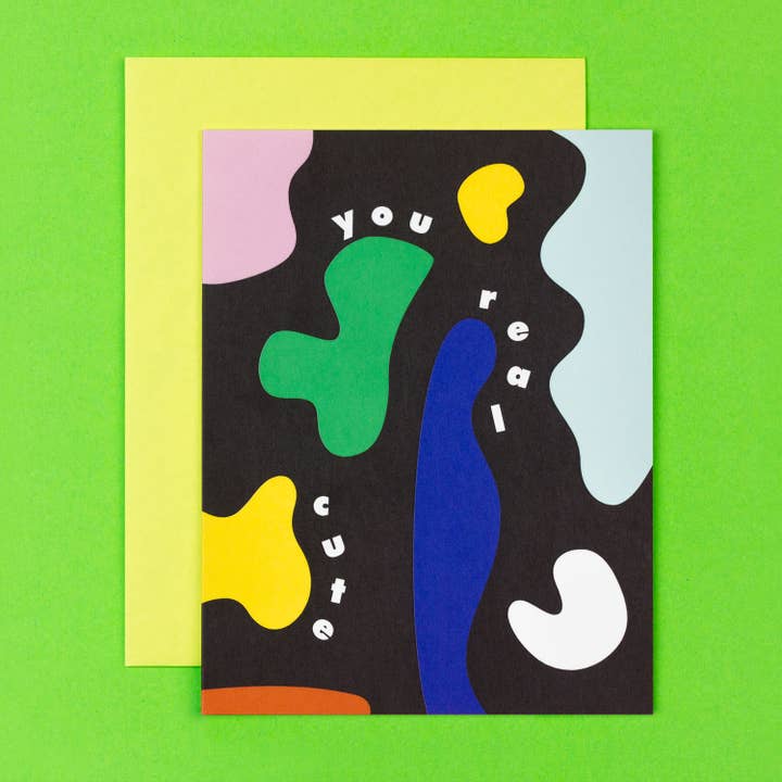 Sei Davvero Carino • Forme Astratte Nuovo Bebè o Biglietto d'Amore per la vendita all'ingrosso da parte di My Darlin'