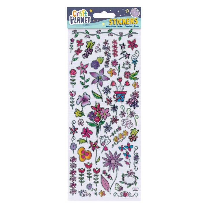 Craft Planet Fun Stickers, Flowers, Stickers Collection for wholesale by West Design Products UK