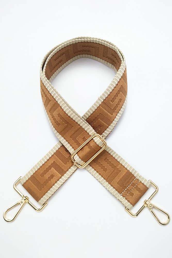 Hana - Vente Sangle pour sac – femme - Sangle pour sac à motif géométrique13