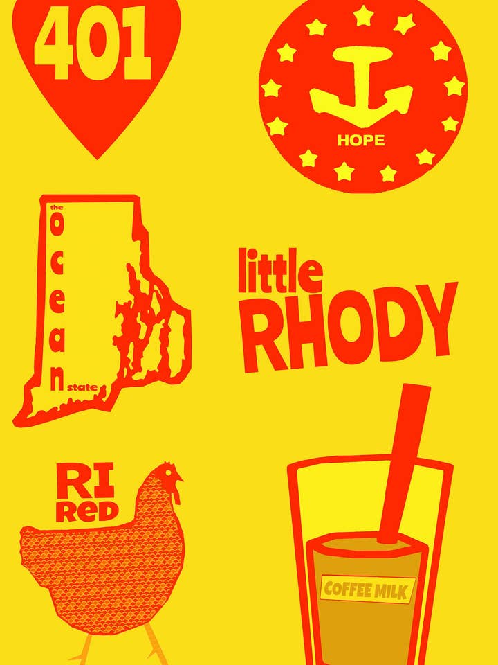 Impression artistique de Ri Faves réalisée par des girafes et des robots pour la vente par Giraffes and Robots Pop Art Studio