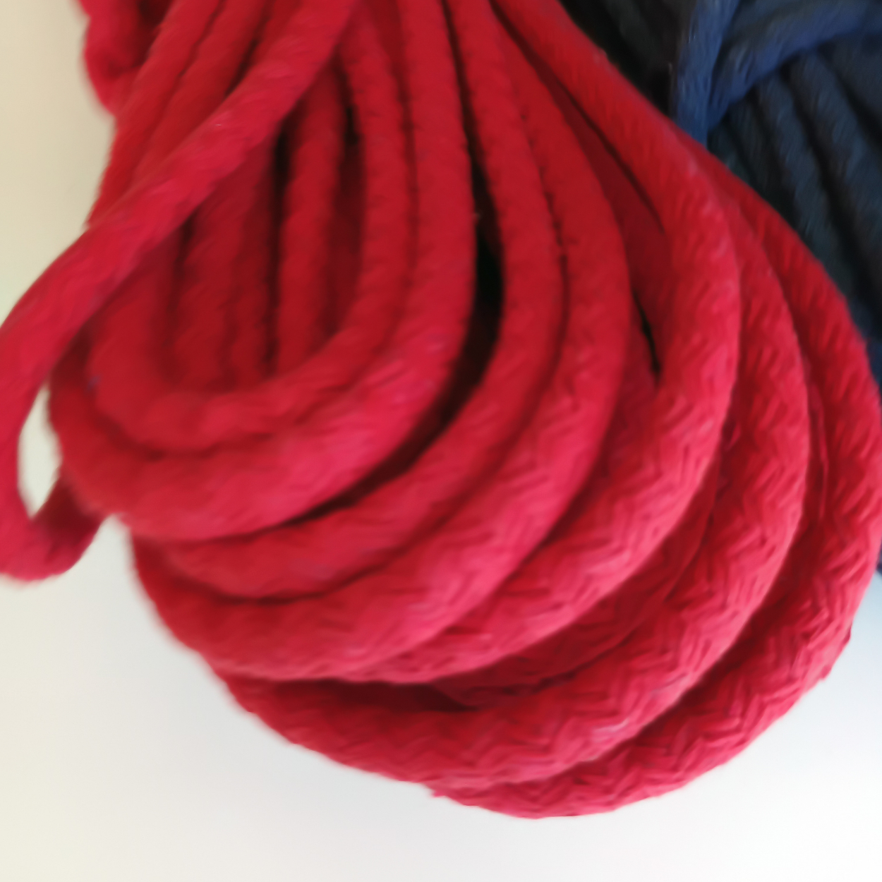 Dream Trimming Goods LLC - Wholesale Craft Supplies - Red Cotton Rope 1/4' inch x 500 Yrd –Macrame Braided- Sewing2