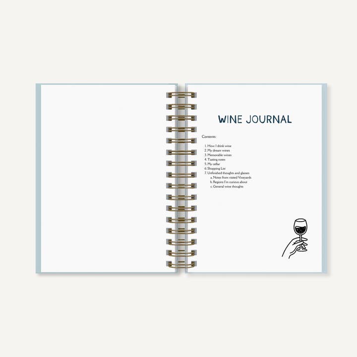 Sovende Bjorn - Wholesale Journal/Diary - Wine Journal - A5 Hardback Journal2
