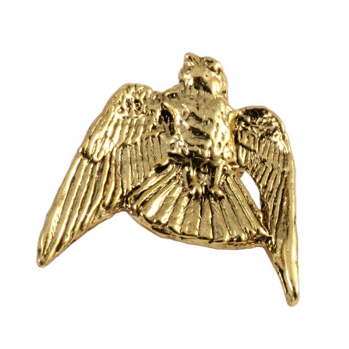 Creative Pewter Designs – Großhandel Broschen – Kestrel Bird Anstecknadel aus Zinn, B0604