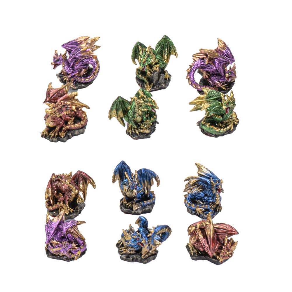 Pacific Trading - Wholesale Decorative Figurine - Mini Dragons Set of 12