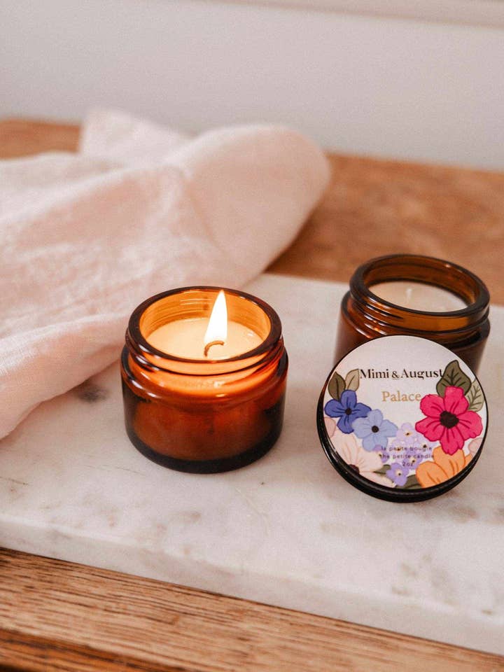 Palace – bougie en cire de soja de 2 oz pour la vente par Mimi & August