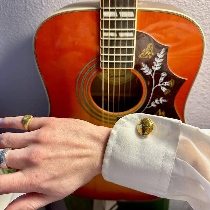 Mountainstruck Coin Rings and Jewelry - Wholesale Cufflinks - 24k Gold Plate U.S. Wheat Penny Coin Cufflinks