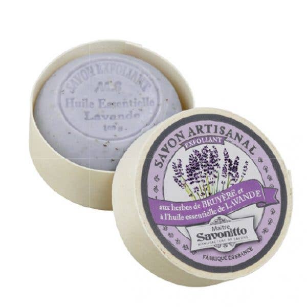 La Belle France - Vente Pains de savon - Savon rond français dans une boîte en bois (100 g)0