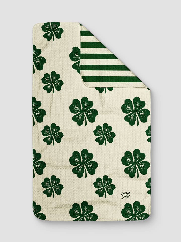 Trèfles & Rayures Réversible pour la vente par Loom Loom