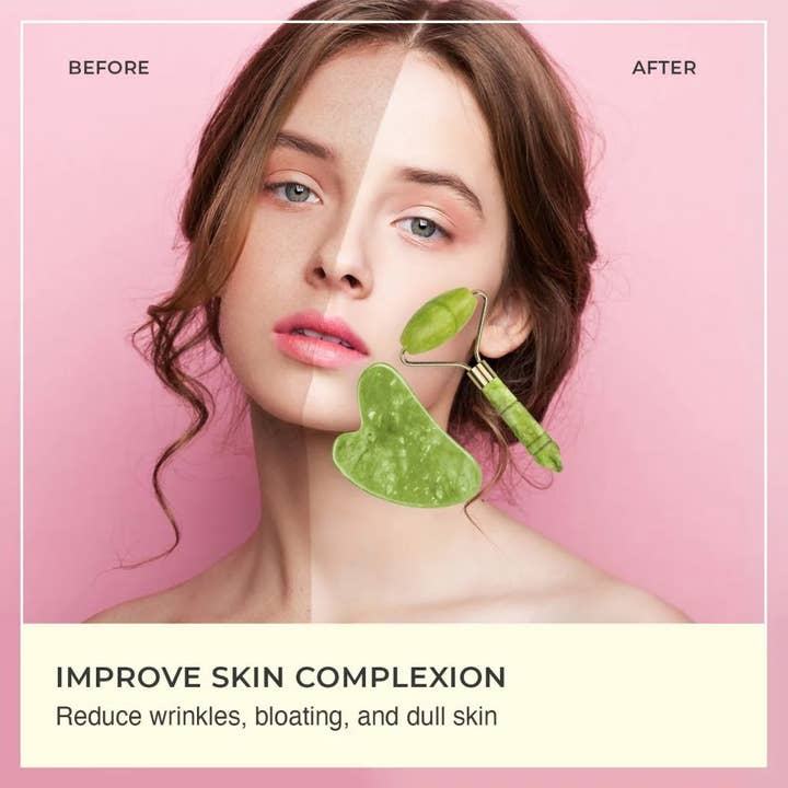 Lindo - Wholesale Gua Sha Tool - Lindo Jade Roller Guasha Kit - Travel Size2