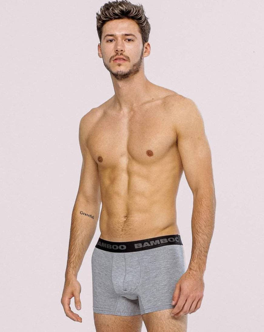 Bamboo Underwear - Wholesale Underwear - Men's - Men's Boxer 4"12