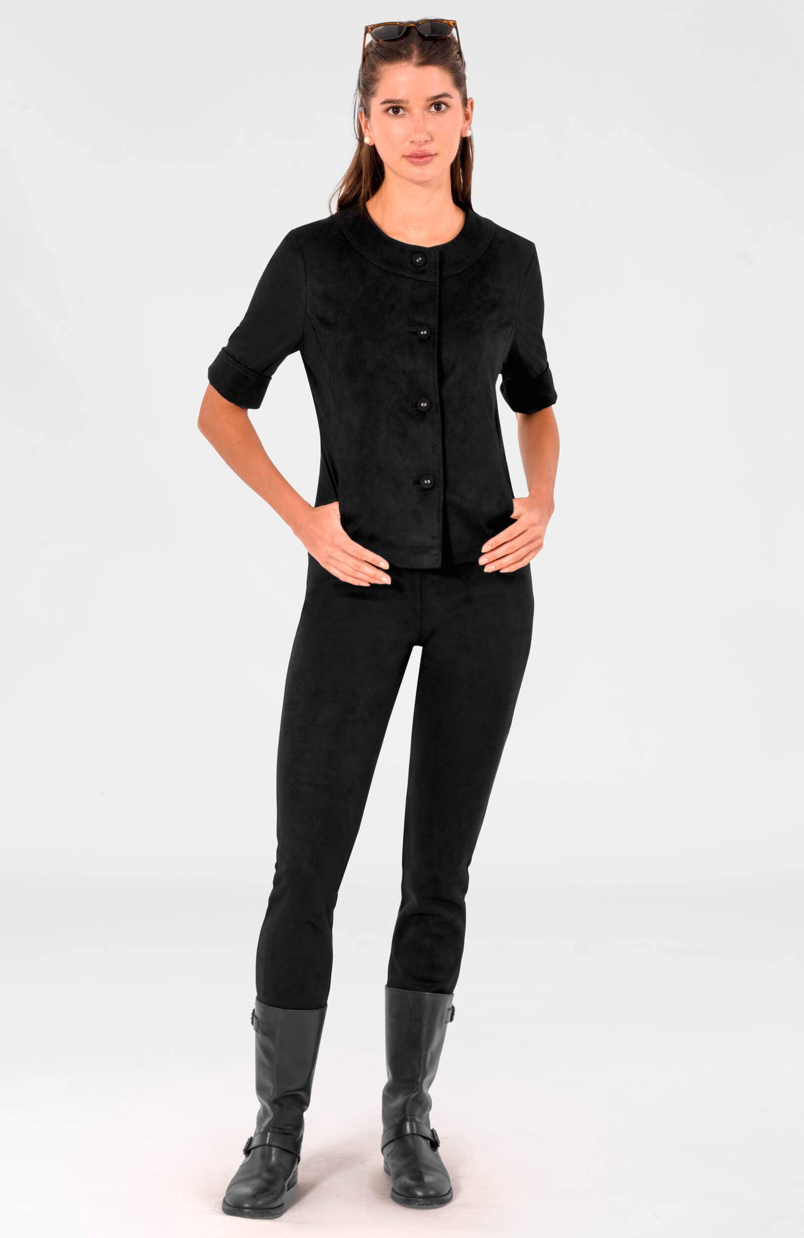 Gretchen Scott LLC – Großhandel Jacke – Damen – Kurzstopp Ultra-Wildlederjacke8