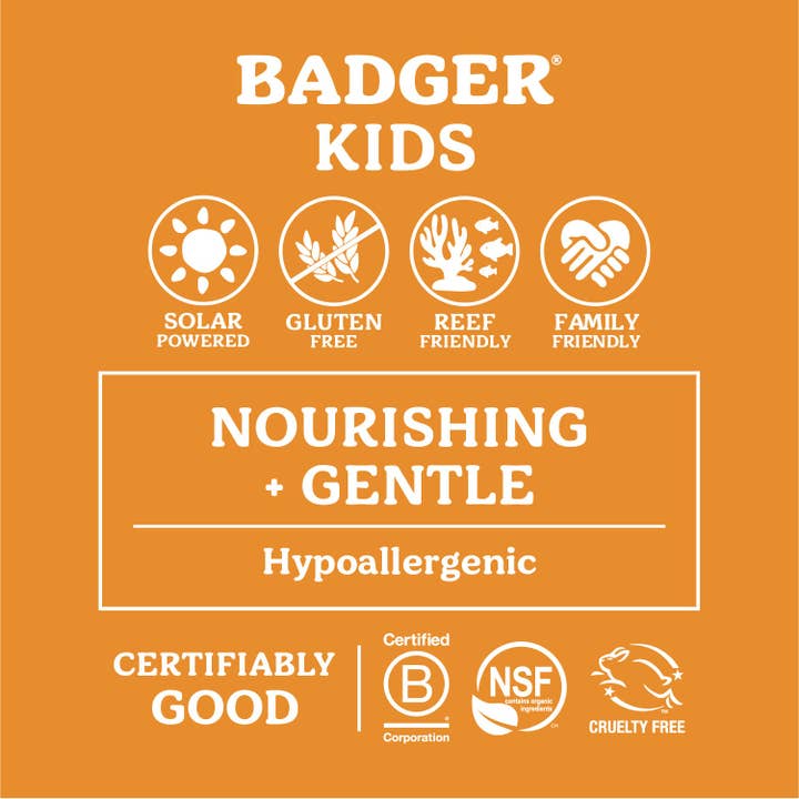 Badger Balm - Wholesale Sunscreen - Kids Mineral Sunscreen Cream - SPF 402