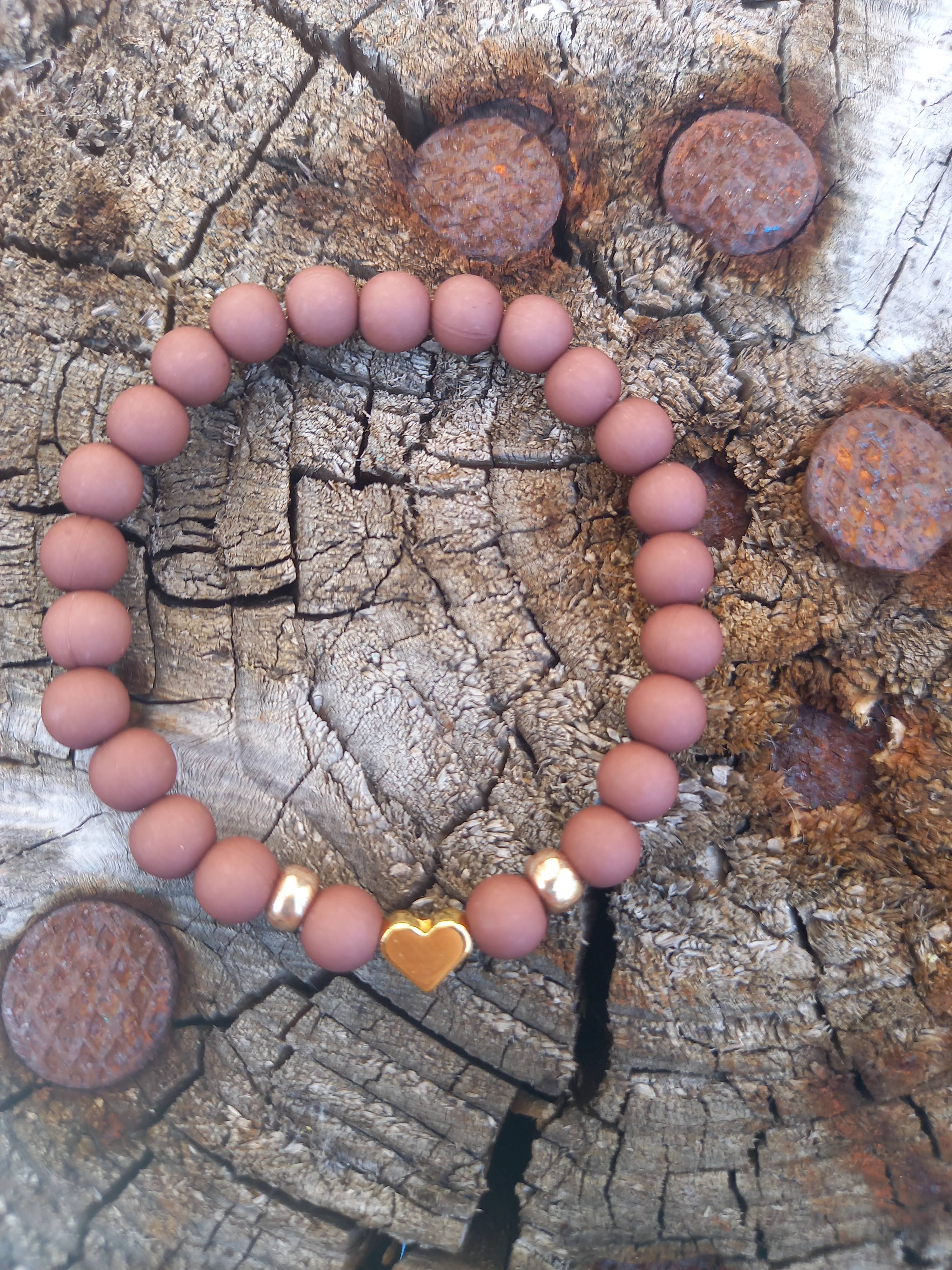 Happy by Lies - Vente Bracelet de perles – enfant - Bracelet enfant avec cœur3