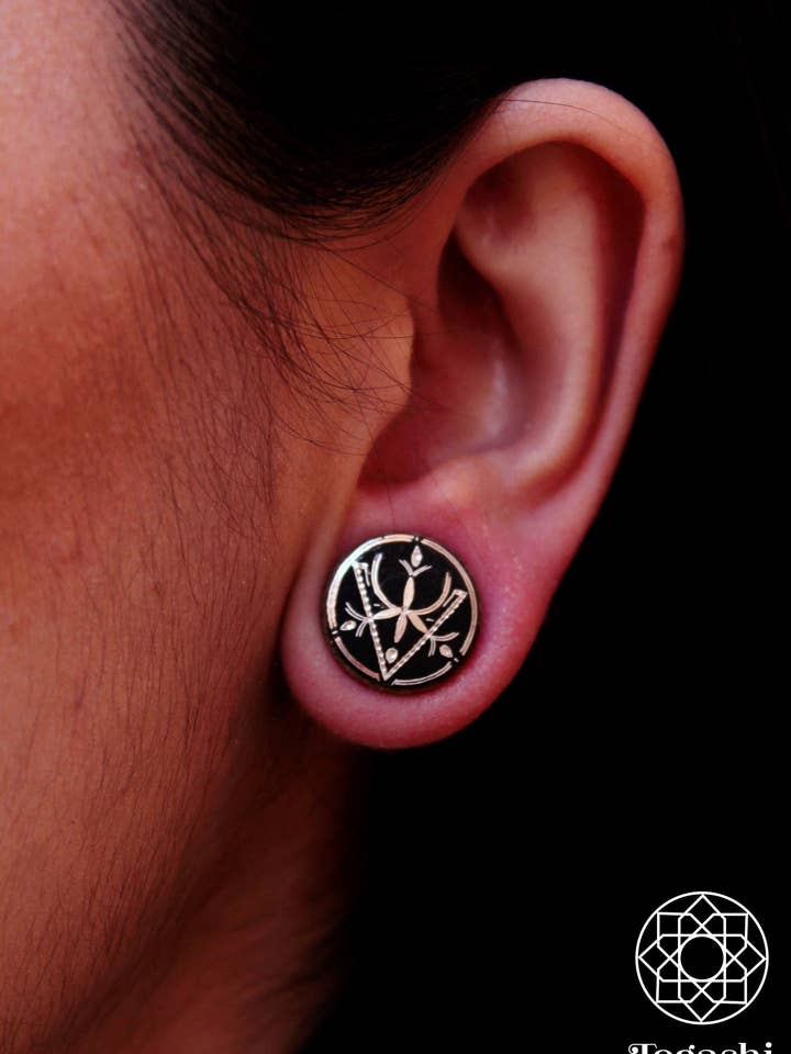 Plugs feitos à mão/Plugs Damascene/Woodplug nogueira por atacado de Togashi Damasquinos