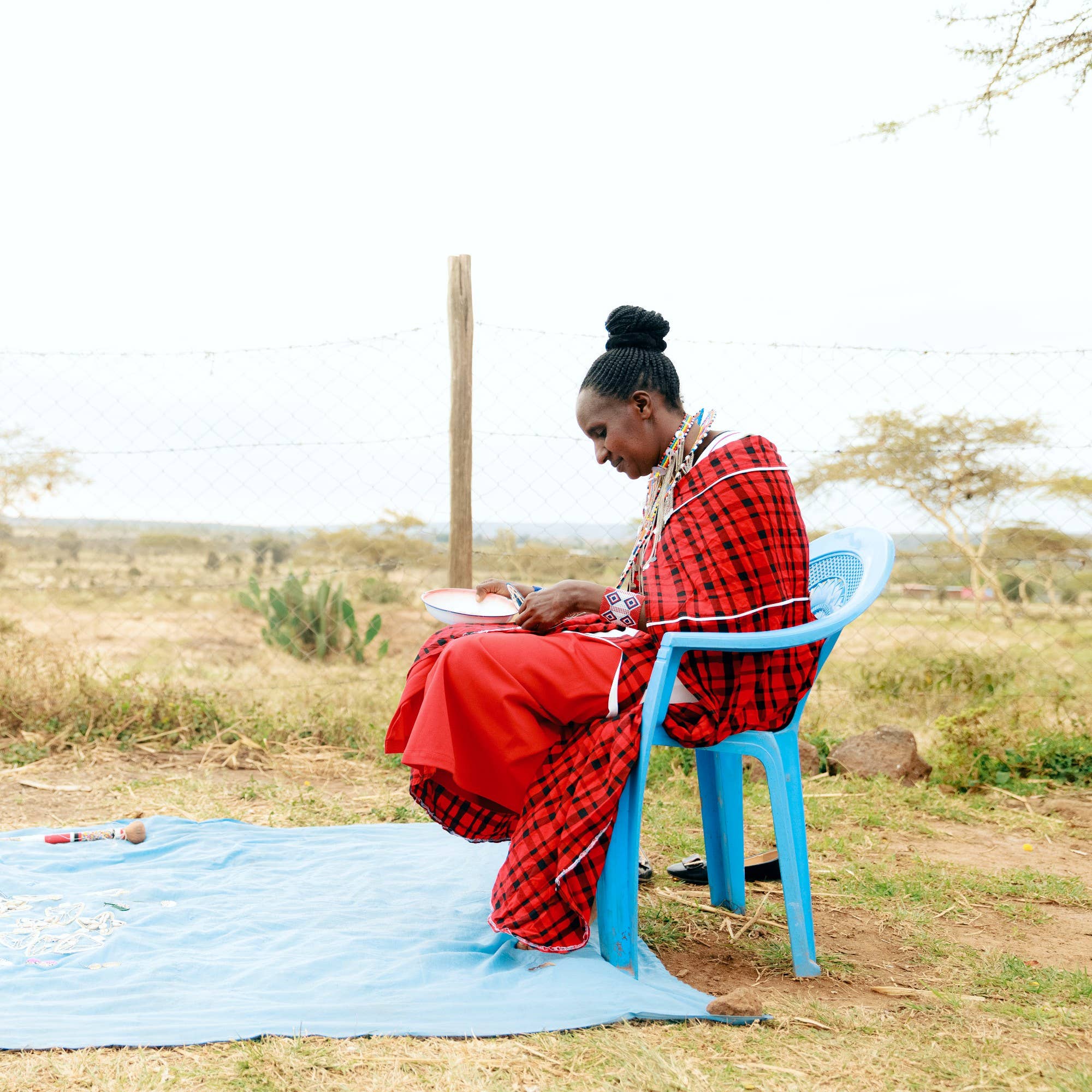 Amsha – Engroshandel Pynt – Farverigt perlehjerteornament - Assorteret4