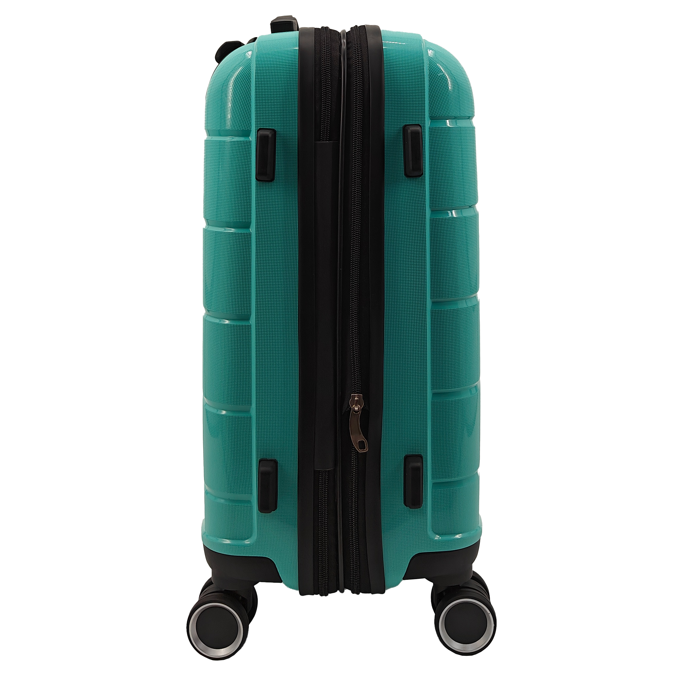 Super Bazaar – wholesale Luggage – 'Expandable' Hand luggage suitcase 55cm 4 double wheels trolley2