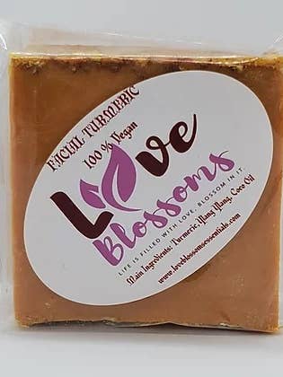 Facial Turmeric Bar for wholesale by Love Blossoms Essentials