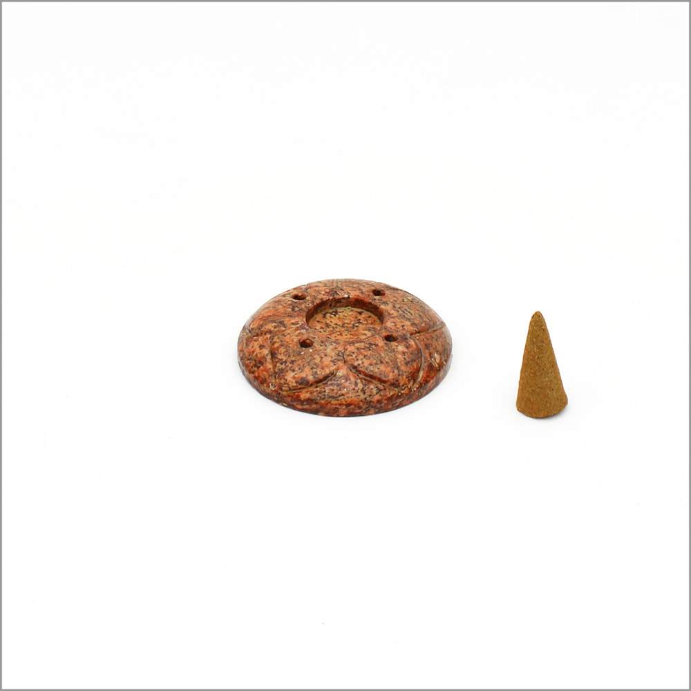 Liv Rocks - Wholesale Incense Holder - Incence Cone Burner - Soap Stone Lotus Carved Cone Burner1