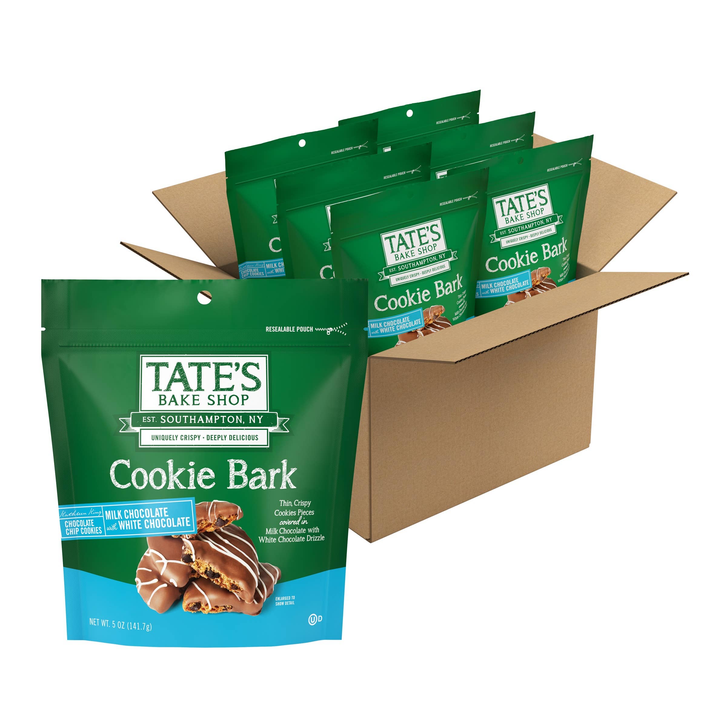 Tate's Bake Shop - Wholesale Cookie - Milk Chocolate Cookie Bark | 5 oz | 6 Count1