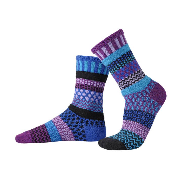 Raspberry Crew Socks | Eco-Friendly & Made in the USA for wholesale by Solmate Socks