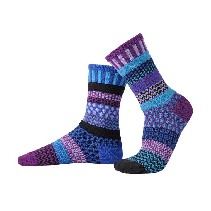 Solmate Socks - Wholesale Socks - Unisex - Raspberry Crew Socks | Eco-Friendly & Made in the USA