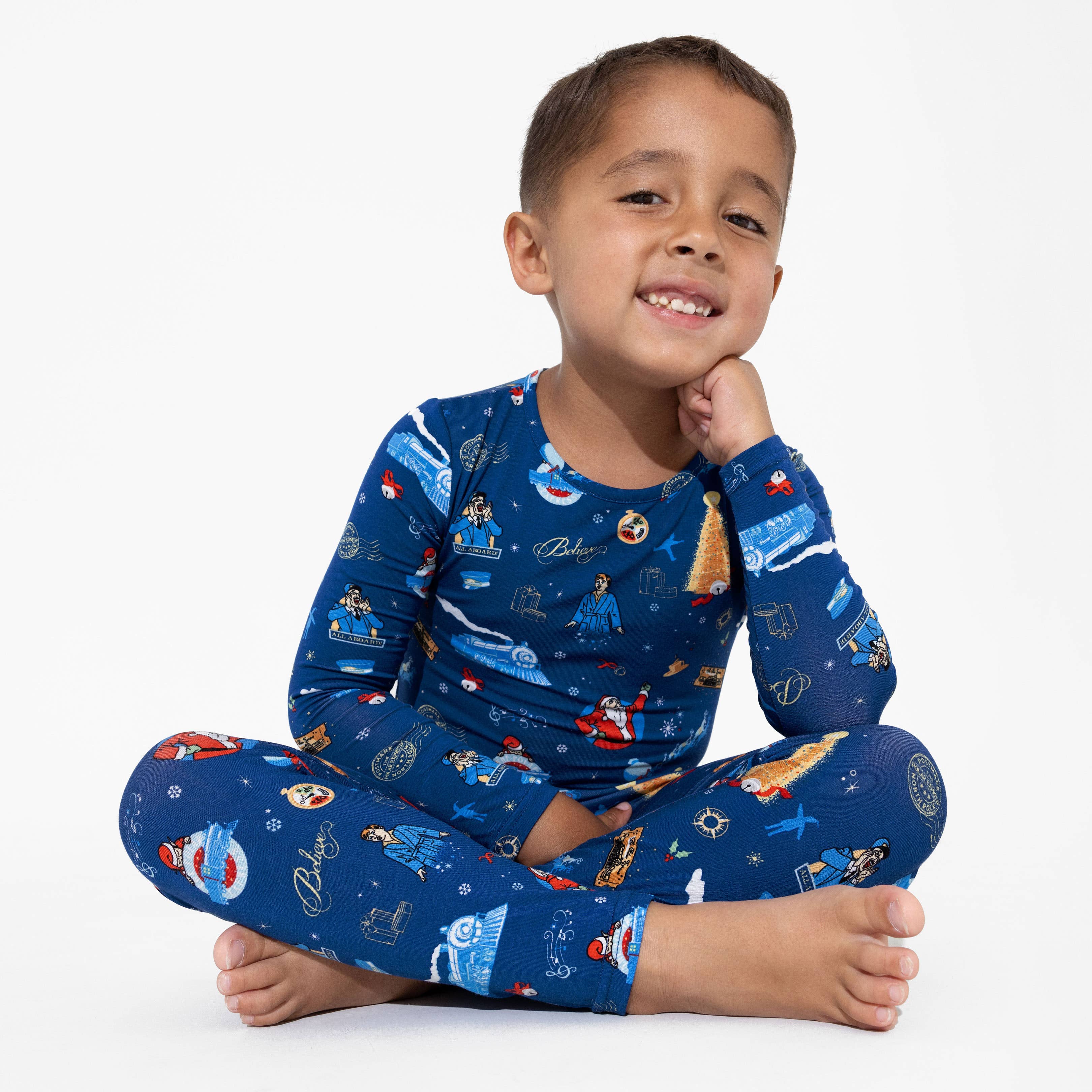 Bellabu Bear - Wholesale Sleepwear Set - Kids - The Polar Express Bamboo Kids Pajamas13